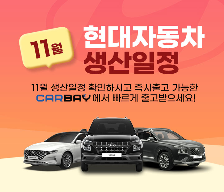 현대 11월 생산일정